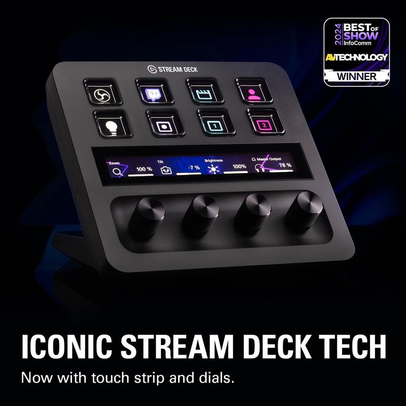 Elgato Stream Deck ＋ Elgato Stream Deck Controlador De Criação Conteúdo Ao Vivo